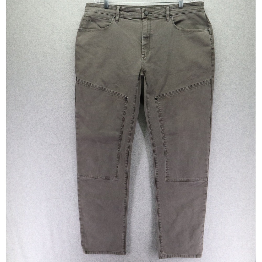 Proof Pants Mens 38x34 Rover‎ Double Knee Work Flex Canvas 5-Pocket Jeans Olive